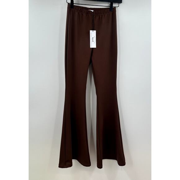 Boyed. Brown Stretch Pull on Flare Leggings Size Small NWT - Picture 1 of 8